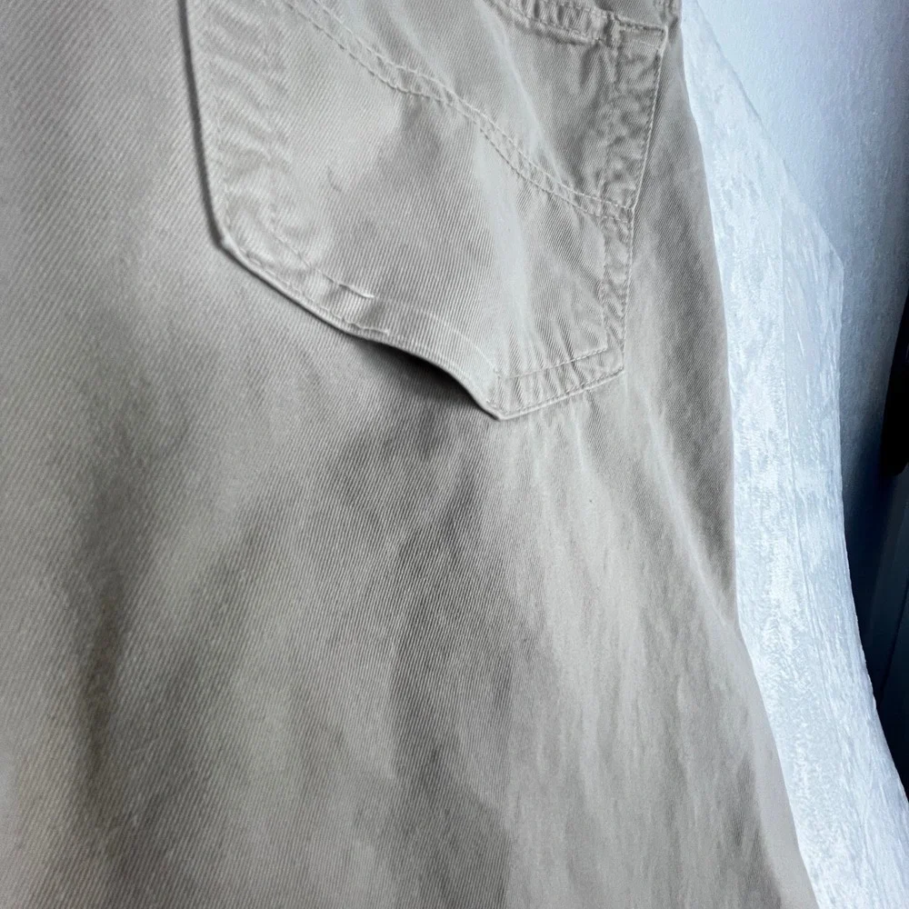 Ermenegildo Zegna Chino‎ Pants 37x27 (IT 40) Beige Cotton Italy Luxury